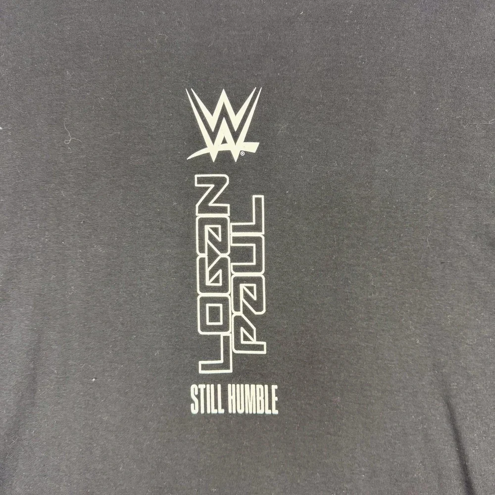 WWE Logan Paul Shirt Mens 2XL‎ Black Still Humble Wrestling Graphic Tee